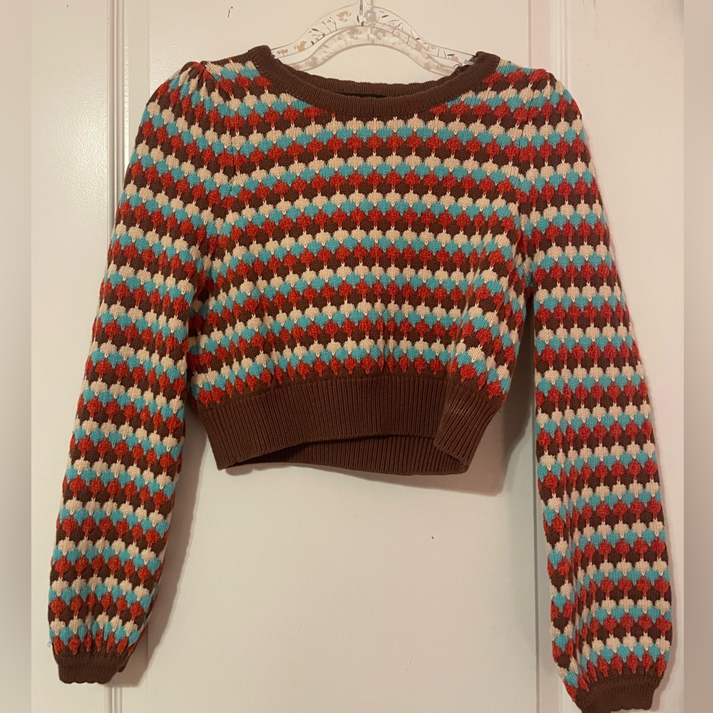 Retro Pattern Sweater